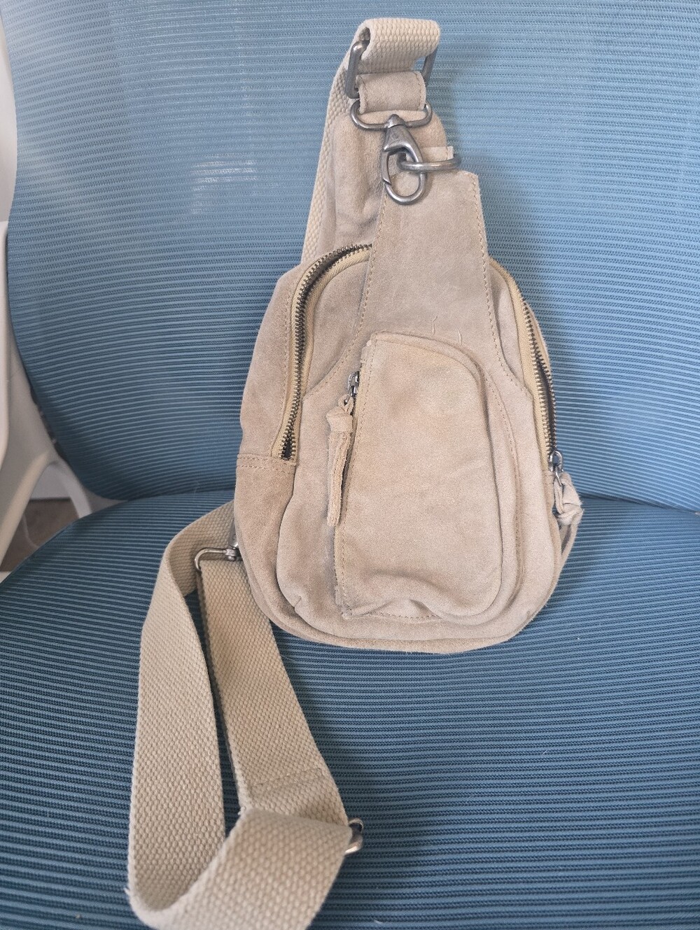 Free People Taupe Sling Bag